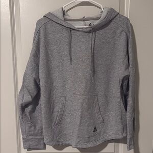 Reebok Men's Grey Hoodie Sweater